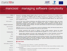 Tablet Screenshot of mancoosi.org